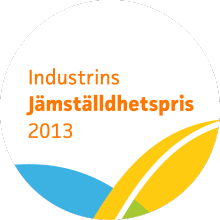 Industrins Jämställdhetspris logotyp